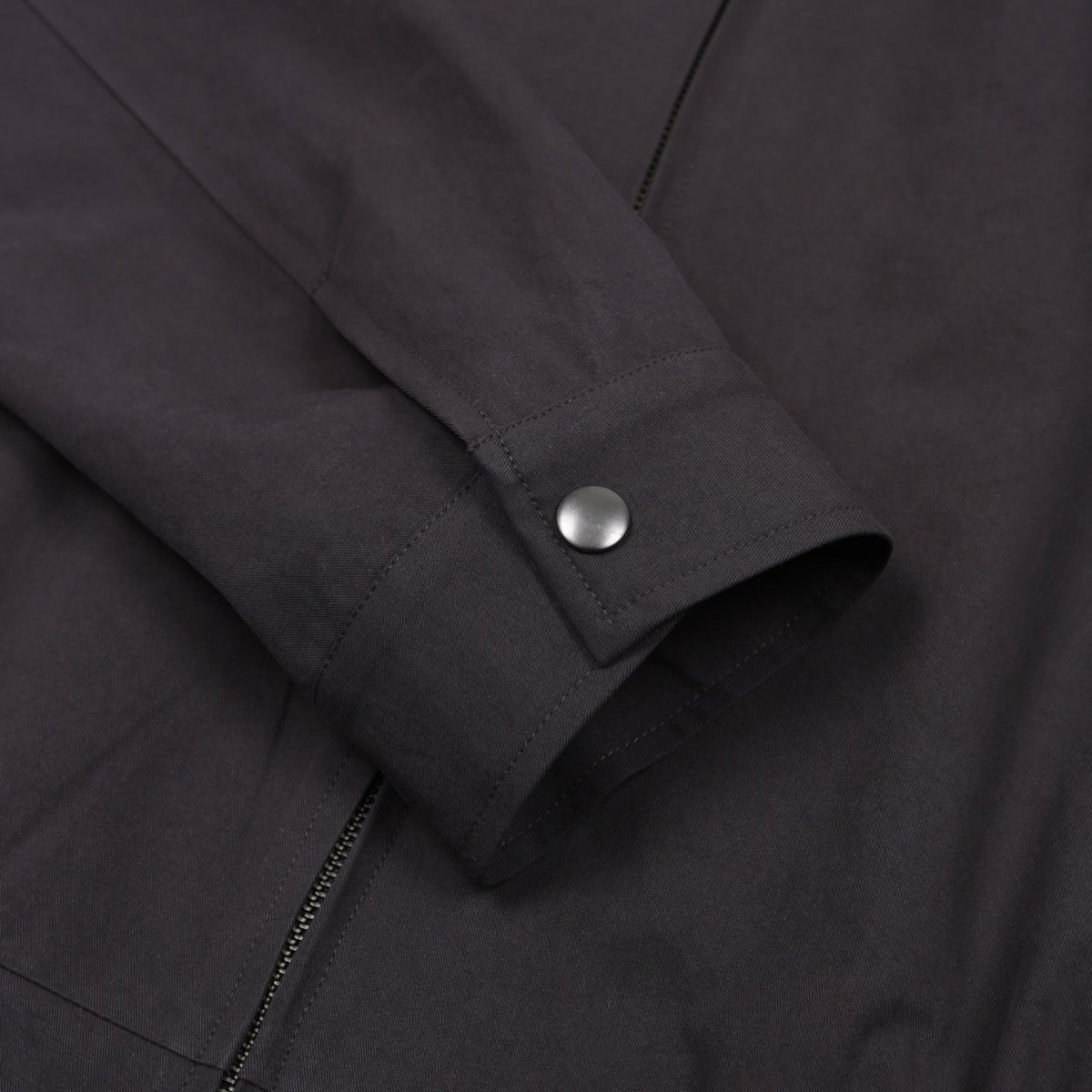 MAGNOLIA Stand Collar Cotton Zip Jacket(MINT,BLUE,CHARCOAL) 商品画像14/15