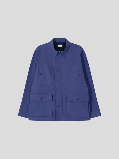 MAGNOLIA Stand Collar Field Jacket(BLUE,RED,IVORY,BROWN) 商品画像11/25