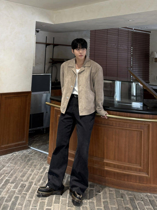 MAGNOLIA Suede Work Jacket (3 Colors)(SAND,BROWN,BLACK) 商品画像2/24