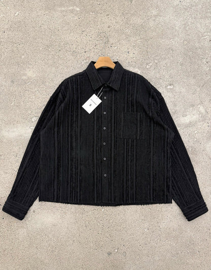 MAGNOLIA Tassel Texture Crop Shirt(WHITE,BLACK) 商品画像12/12