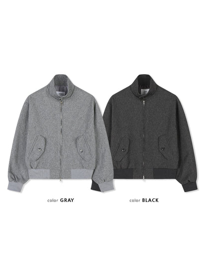 MAGNOLIA Tencel Harrington Blouson(GRAY,BLACK) 商品画像1/9