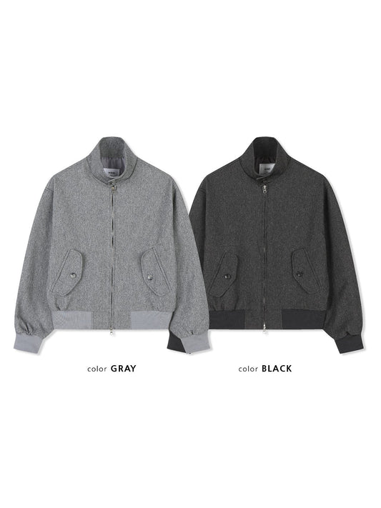 MAGNOLIA Tencel Harrington Blouson(GRAY,BLACK) 商品画像1/9