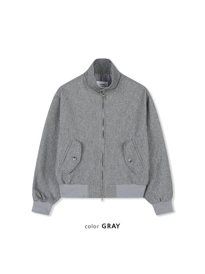 MAGNOLIA Tencel Harrington Blouson(GRAY,BLACK) 商品画像2/9