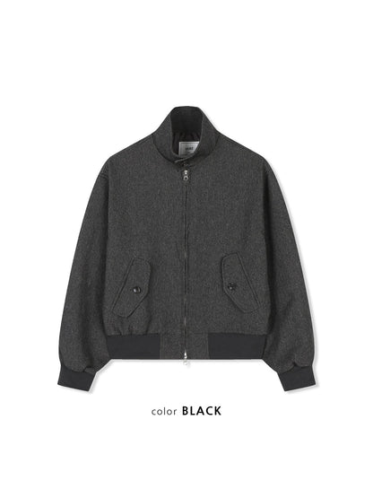 MAGNOLIA Tencel Harrington Blouson(GRAY,BLACK) 商品画像3/9