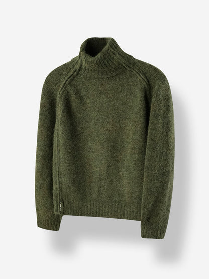 MAGNOLIA Terre de Ciel Zip Wool Knit(KHAKI,BROWN,BLACK) 商品画像2/7