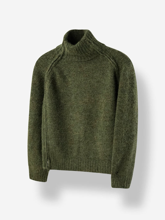MAGNOLIA Terre de Ciel Zip Wool Knit(KHAKI,BROWN,BLACK) 商品画像2/7