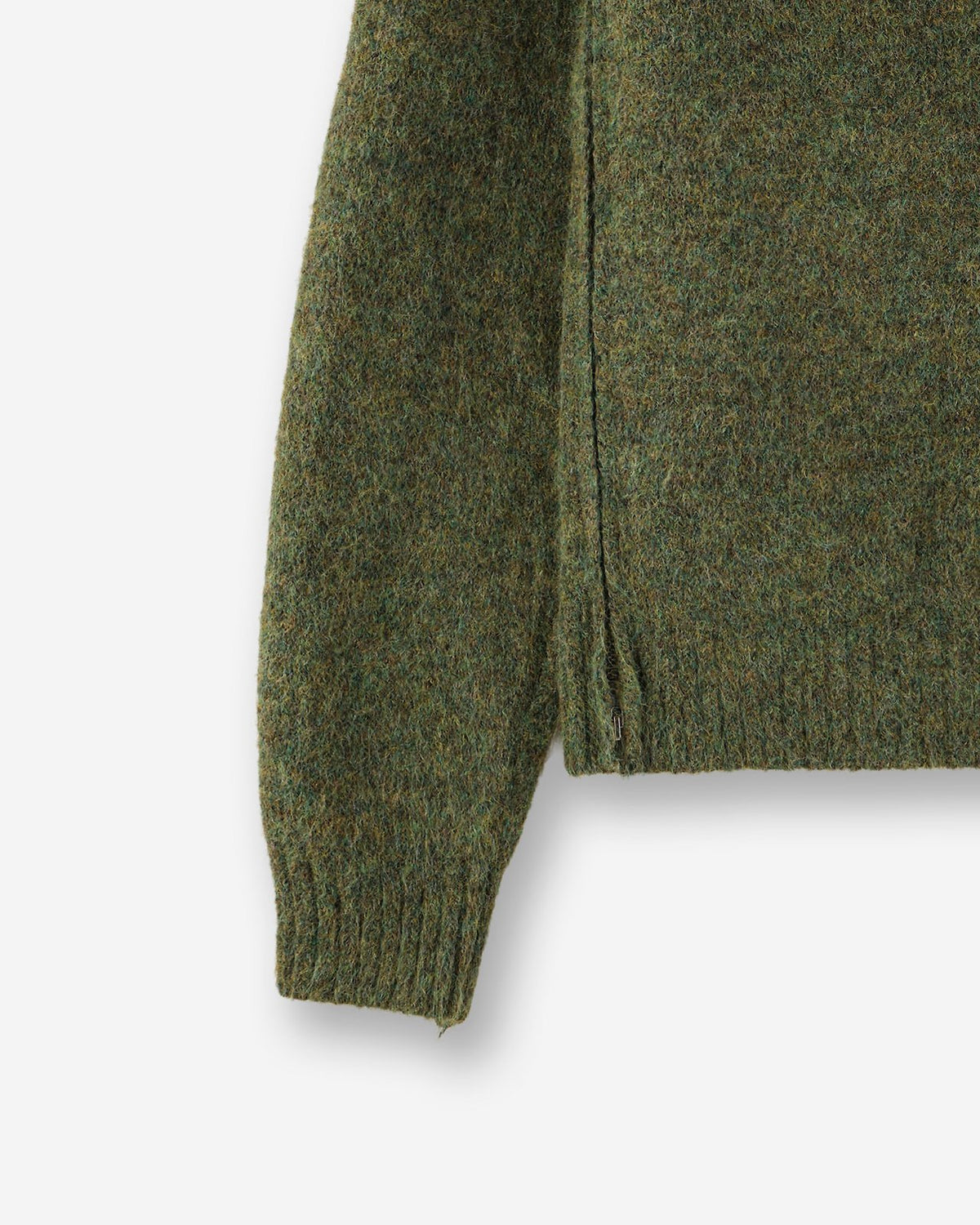 MAGNOLIA Terre de Ciel Zip Wool Knit(KHAKI,BROWN,BLACK) 商品画像4/7