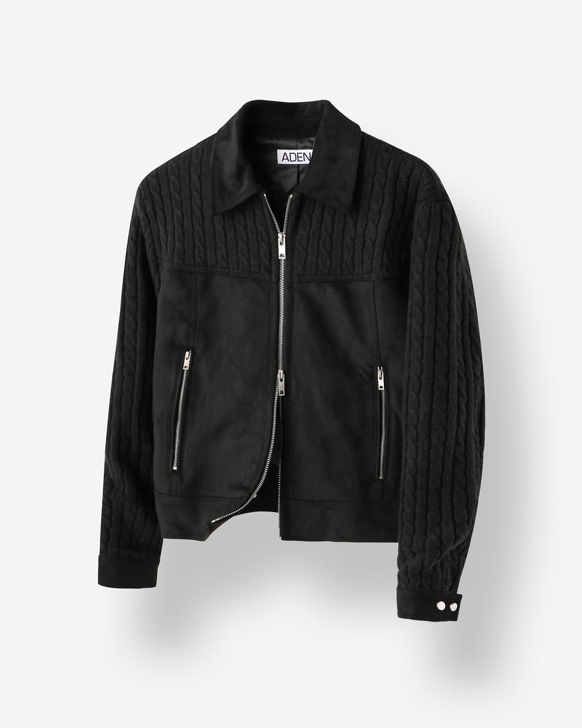 MAGNOLIA Torsade Suede Jacket(BEIGE,BLACK) 商品画像3/10