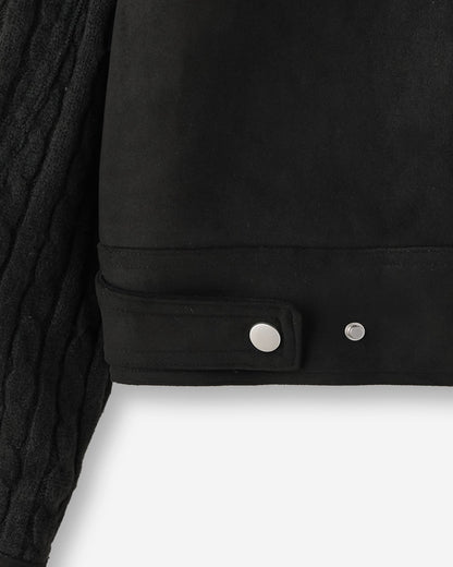 MAGNOLIA Torsade Suede Jacket(BEIGE,BLACK) 商品画像5/10