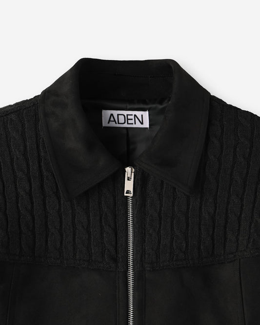 MAGNOLIA Torsade Suede Jacket(BEIGE,BLACK) 商品画像4/11