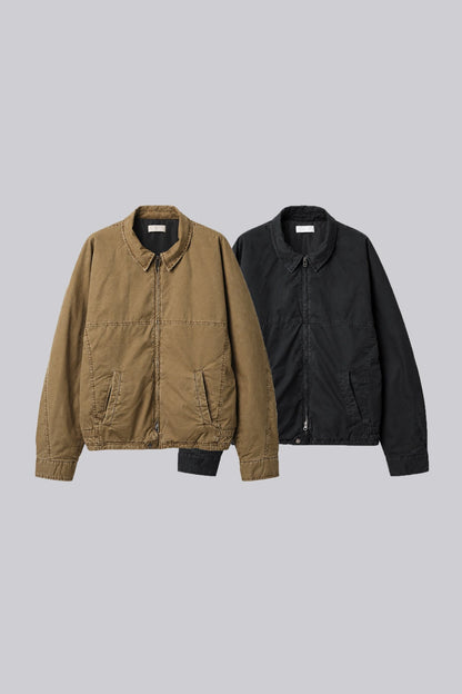 MAGNOLIA Tow Washed Raglan Blouson(BROWN,BLACK) 商品画像1/17