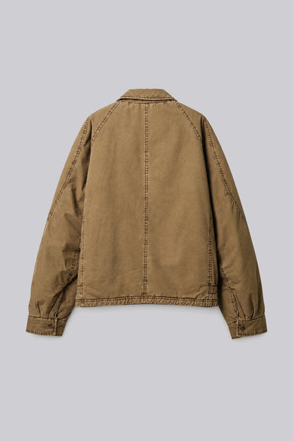 MAGNOLIA Tow Washed Raglan Blouson(BROWN,BLACK) 商品画像4/17
