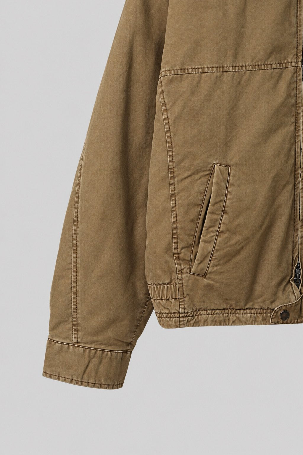 MAGNOLIA Tow Washed Raglan Blouson(BROWN,BLACK) 商品画像6/17