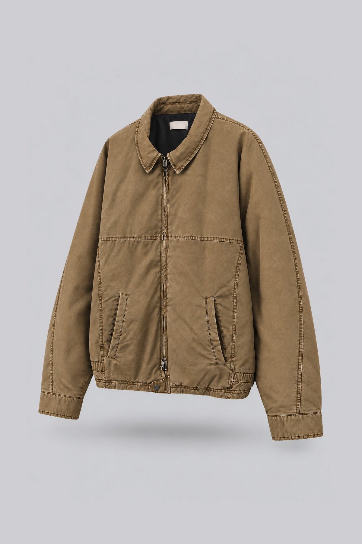 MAGNOLIA Tow Washed Raglan Blouson(BROWN,BLACK) 商品画像10/17