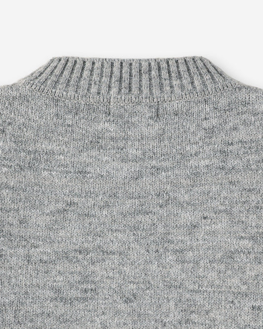 MAGNOLIA Treccia Cable Wool Cardigan(GRAY,CHARCOAL) 商品画像5/7