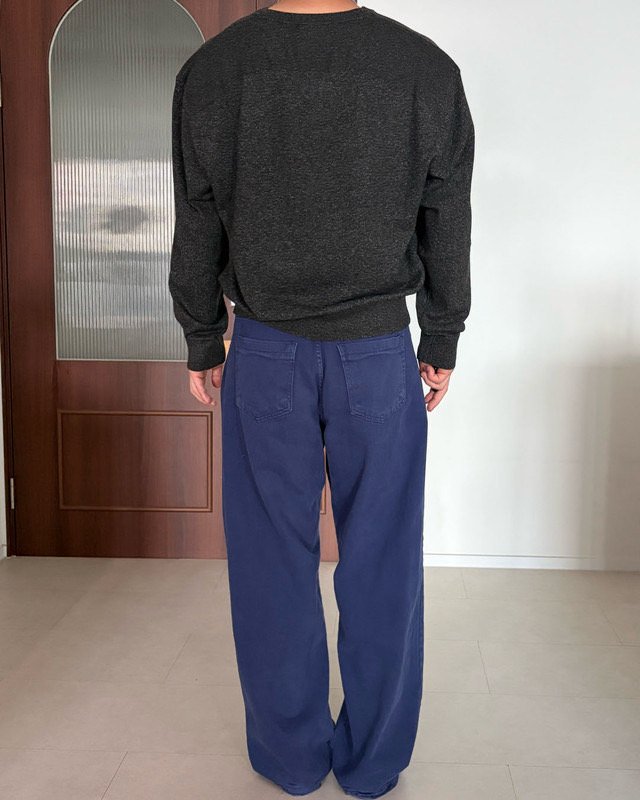 MAGNOLIA Trout Sewing V-Neck Knit(BROWN,NAVY,CHARCOAL,BLACK) 商品画像12/35