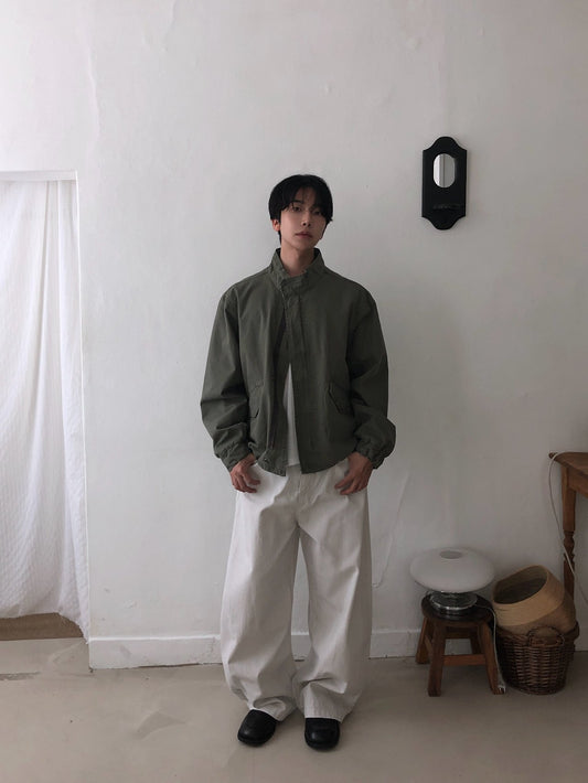 MAGNOLIA Turtleneck Field Jacket(BLACK, GRAY, KHAKI) 商品画像1/15