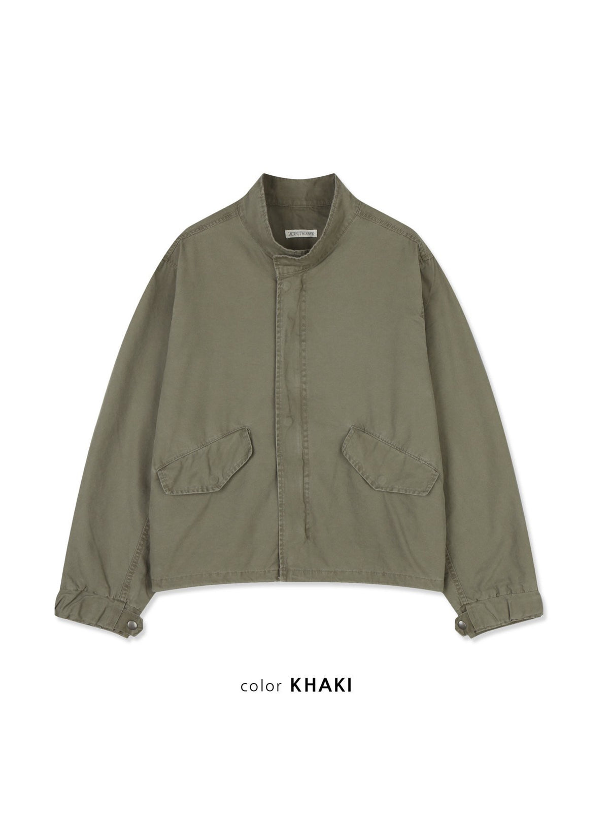 MAGNOLIA Turtleneck Field Jacket(BLACK, GRAY, KHAKI) 商品画像12/15