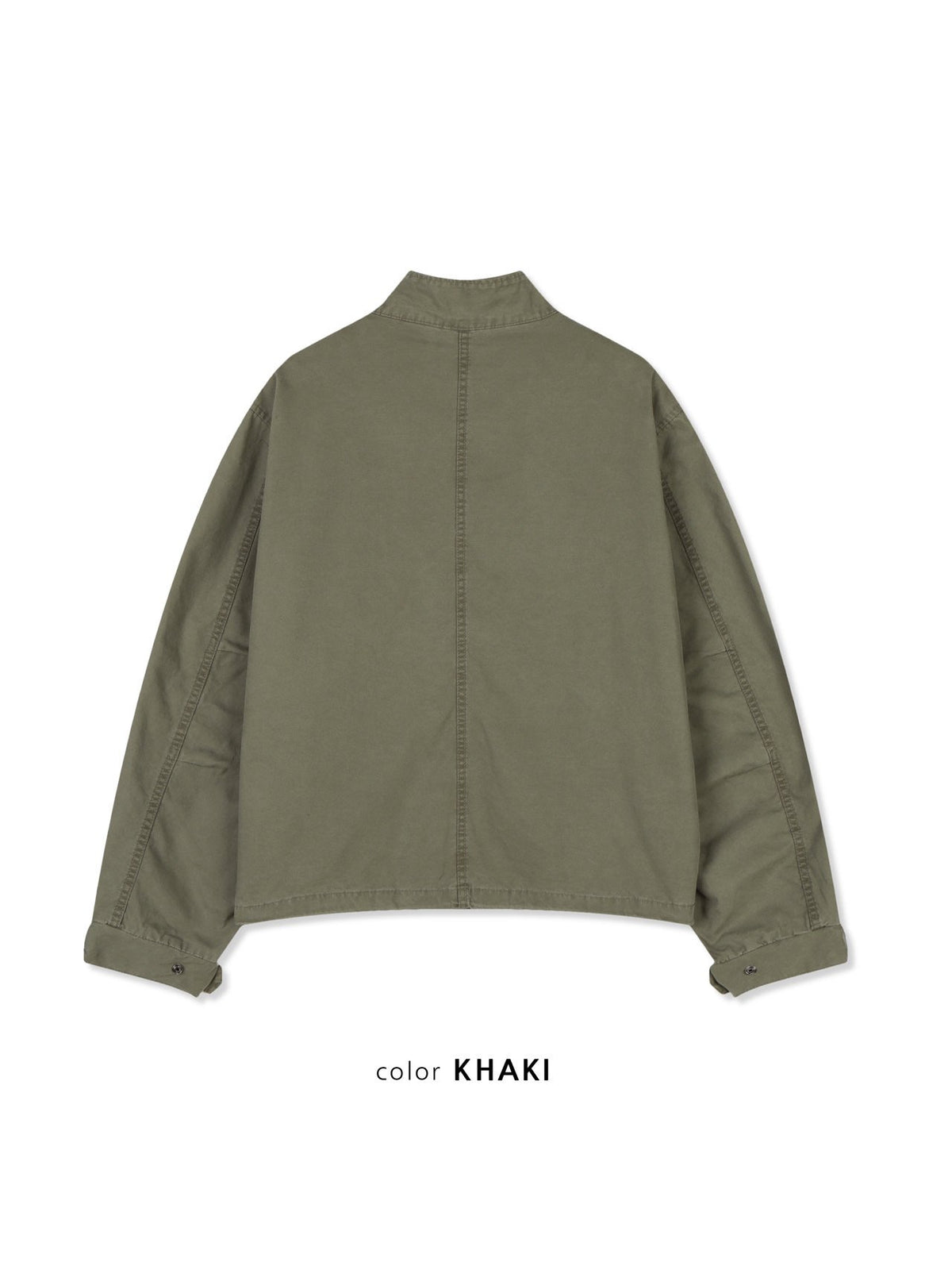 MAGNOLIA Turtleneck Field Jacket(BLACK, GRAY, KHAKI) 商品画像13/15