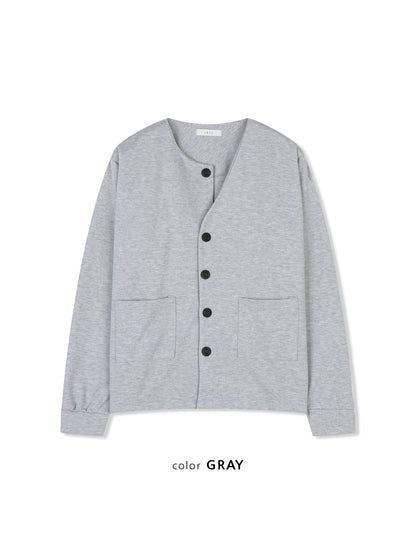 MAGNOLIA Unbalanced Button Cardigan(GRAY,RED,BLACK) 商品画像16/25