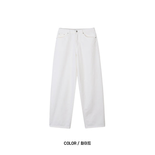 MAGNOLIA Uni Cotton Balloon Pants(WHITE,LIGHT BEIGE,Deep Beige,BROWN,CHARCOAL,BLACK) 商品画像2/19
