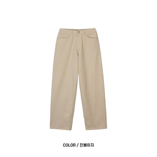 MAGNOLIA Uni Cotton Balloon Pants(WHITE,LIGHT BEIGE,Deep Beige,BROWN,CHARCOAL,BLACK) 商品画像5/19