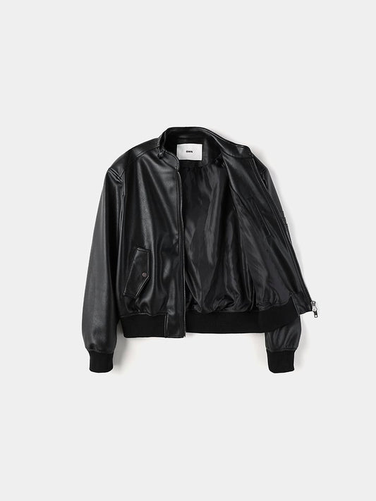 Vane Belt Leather Jacket 4