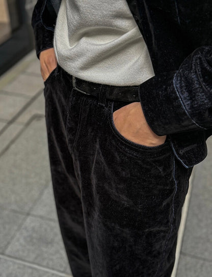 MAGNOLIA Velvet Denim Trucker Jacket 韓国メンズファッション 05