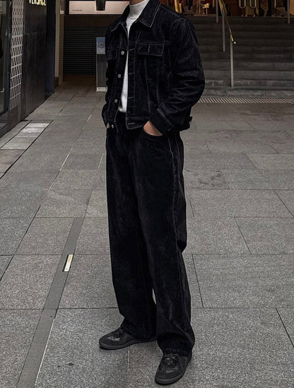 MAGNOLIA Velvet Denim Trucker Jacket 韓国メンズファッション 11
