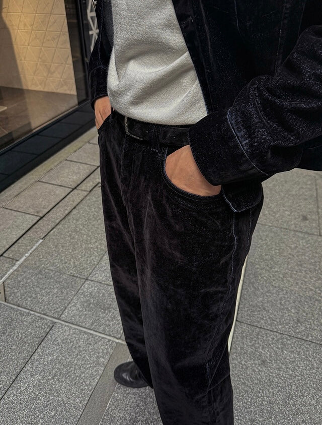 MAGNOLIA Velvet Denim Trucker Jacket 韓国メンズファッション 12