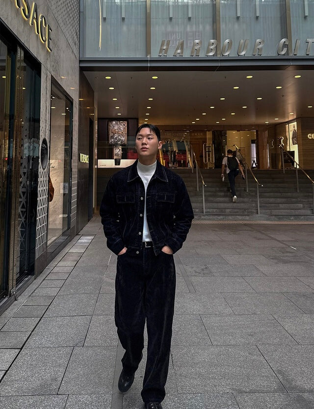 MAGNOLIA Velvet Denim Trucker Jacket 韓国メンズファッション 21