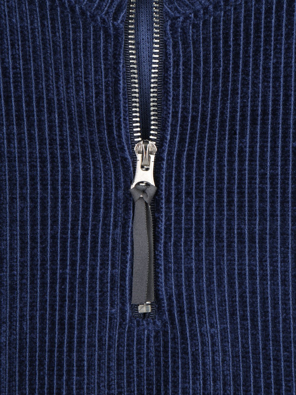 MAGNOLIA Velvet Rib Half-Zip Pullover(DEEP BLUE,CHARCOAL,BLACK) 商品画像7/12