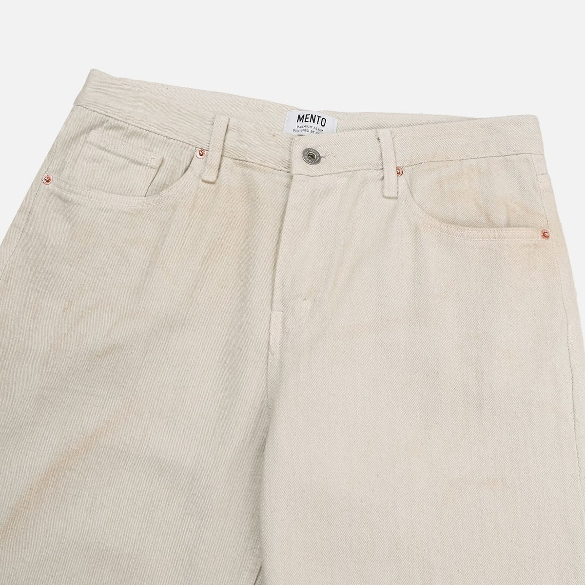 MAGNOLIA Vintage Oil Cotton Pants(IVORY) 商品画像2/11