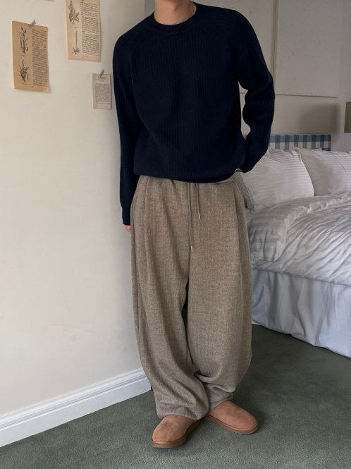 MAGNOLIA Viscose Knit Pants(IVORY,GRAY,BLACK) 商品画像4/15