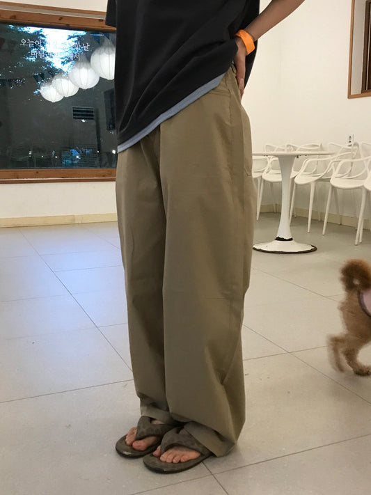 MAGNOLIA Volume Curve Cotton Balloon Pants(BEIGE,BROWN,BLACK) 商品画像5/24