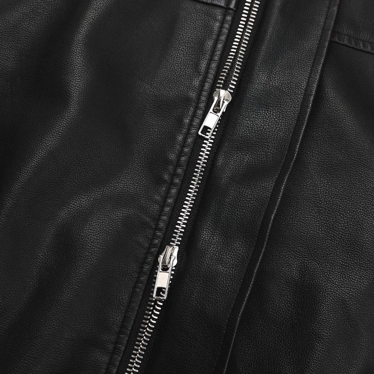 MAGNOLIA Washed Faux Leather Blouson(BLACK) 商品画像5/9