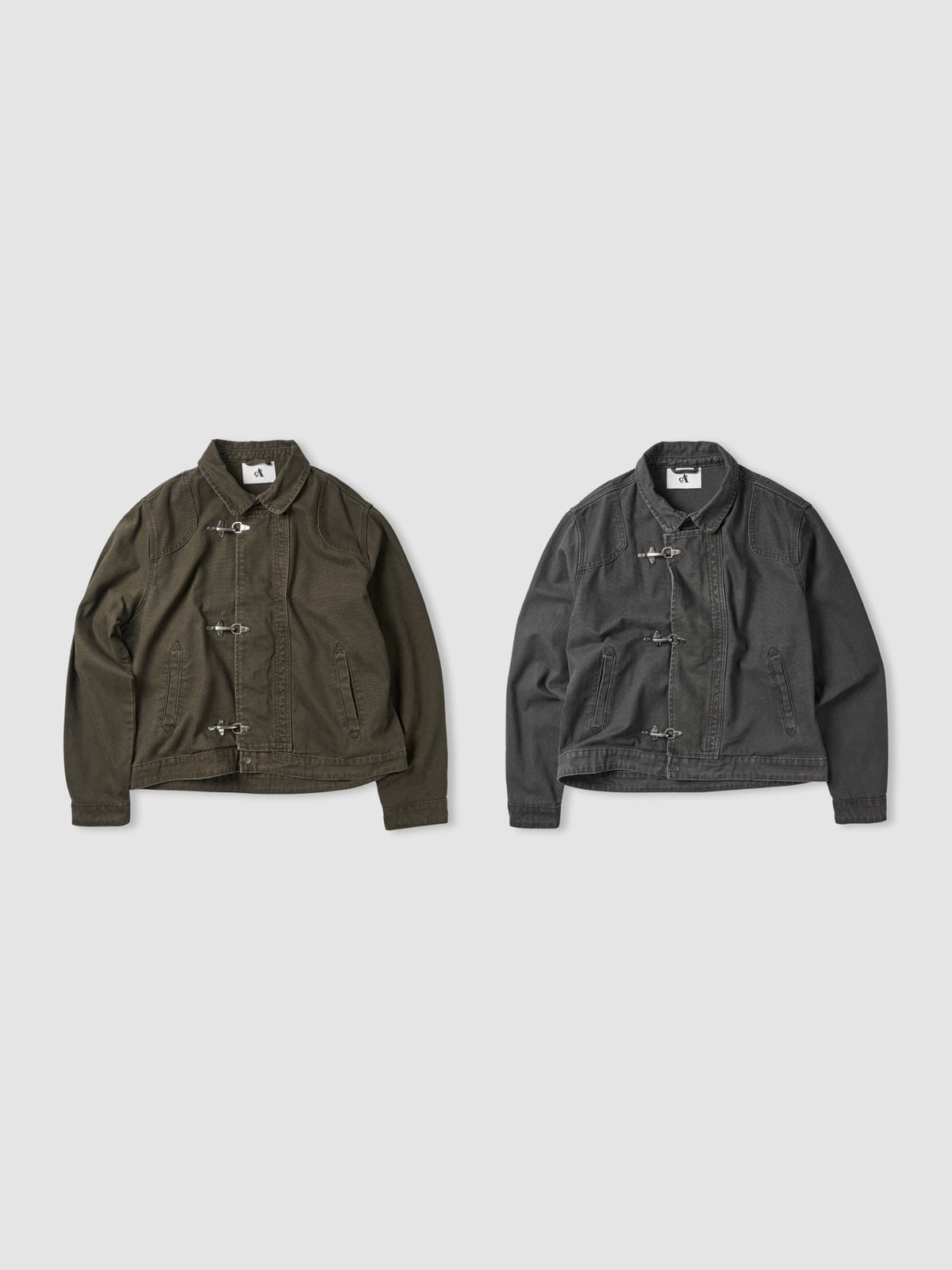 MAGNOLIA Washed Metal Hook Jacket(BROWN,CHARCOAL) 商品画像1/10