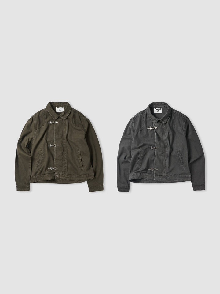 Washed Metal Hook Jacket
