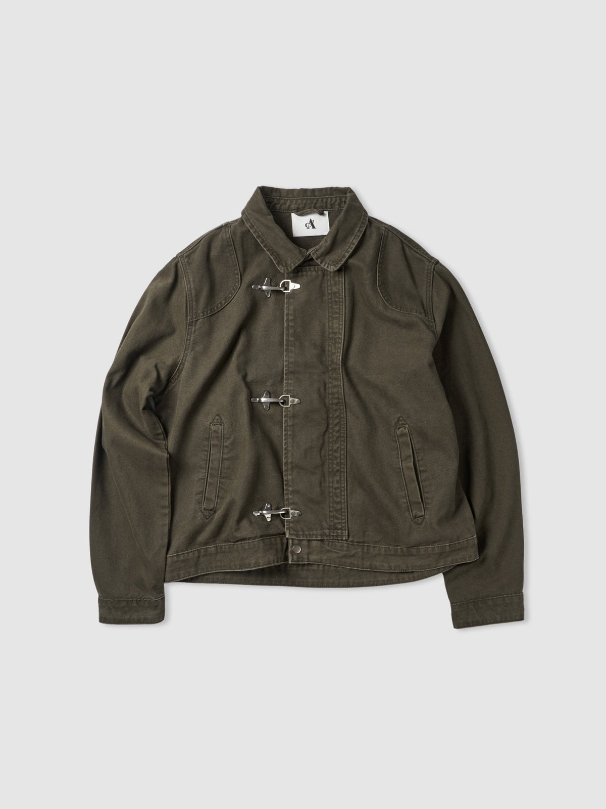 MAGNOLIA Washed Metal Hook Jacket(BROWN,CHARCOAL) 商品画像2/10