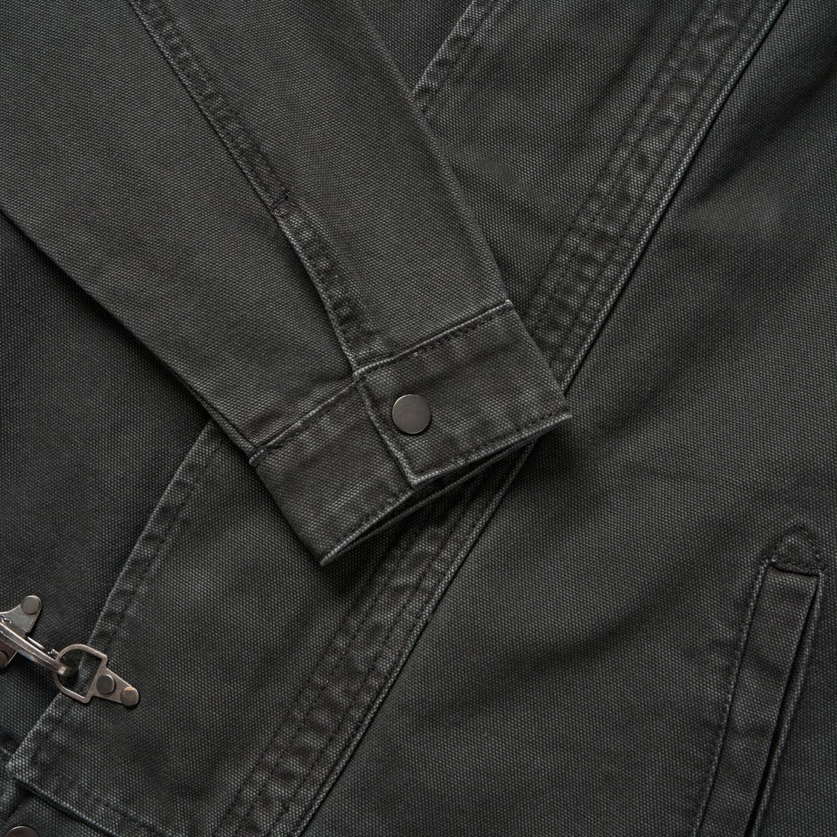 MAGNOLIA Washed Metal Hook Jacket(BROWN,CHARCOAL) 商品画像7/10
