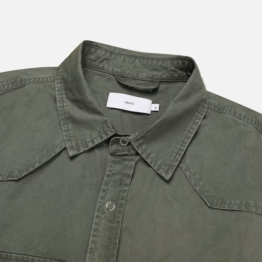 MAGNOLIA Wasted Washed Western Shirt(BEIGE, KHAKI, BLACK) 商品画像2/14