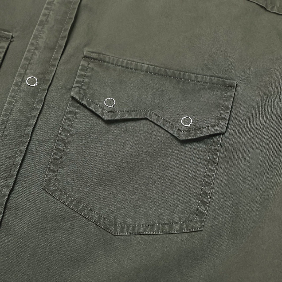 MAGNOLIA Wasted Washed Western Shirt(BEIGE, KHAKI, BLACK) 商品画像3/14