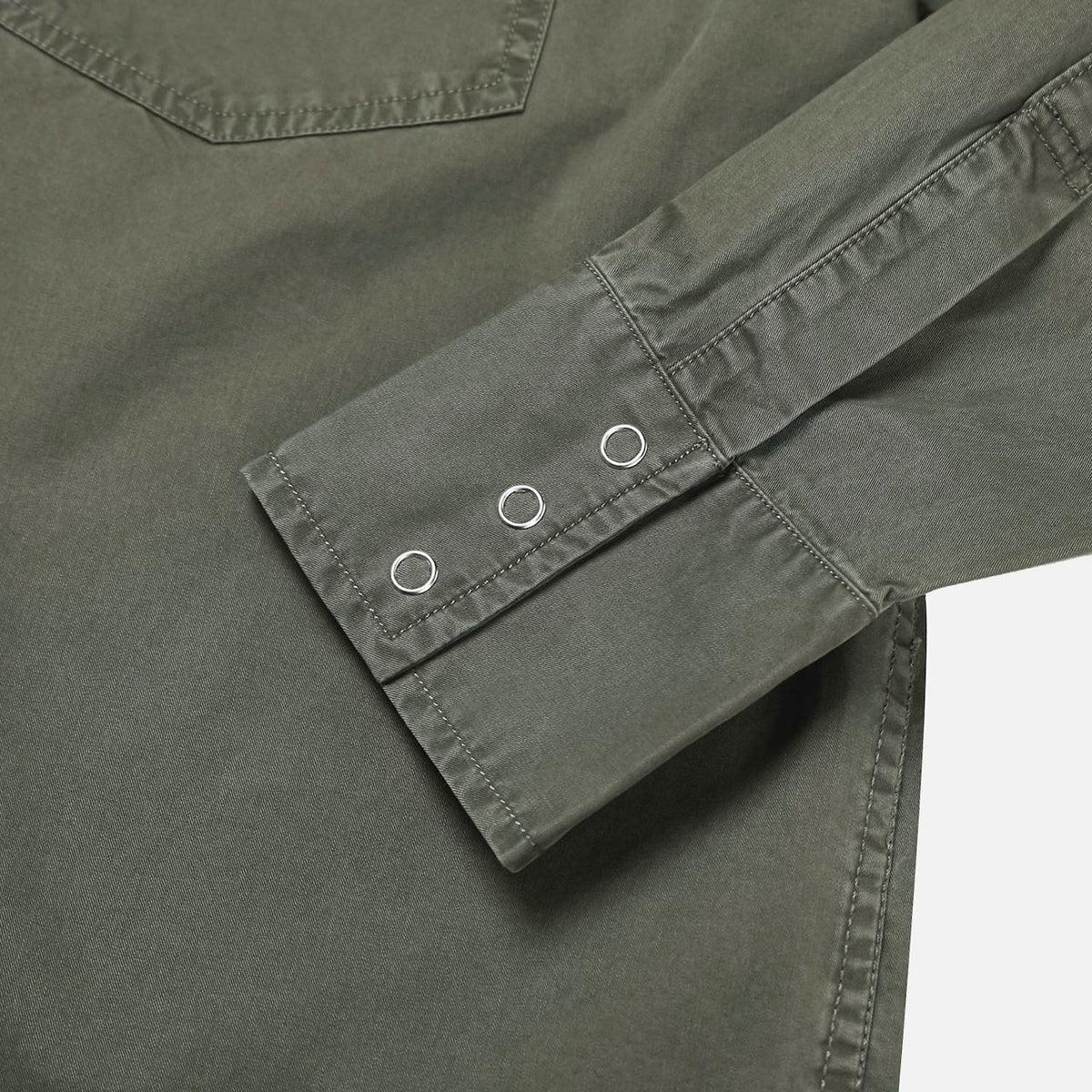 MAGNOLIA Wasted Washed Western Shirt(BEIGE, KHAKI, BLACK) 商品画像6/14