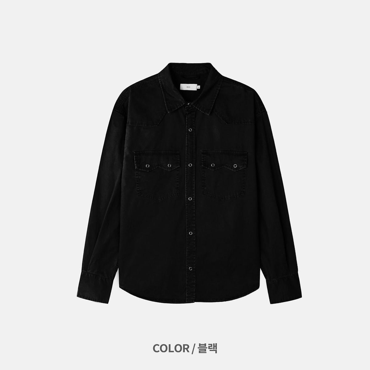 MAGNOLIA Wasted Washed Western Shirt(BEIGE, KHAKI, BLACK) 商品画像13/14