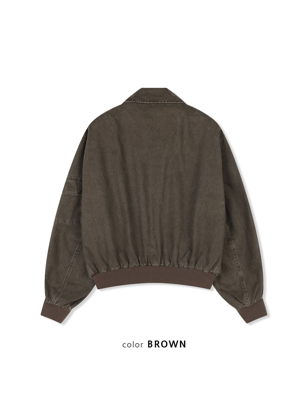 MAGNOLIA Welling Flight Jacket(BLACK, BROWN) 商品画像10/15