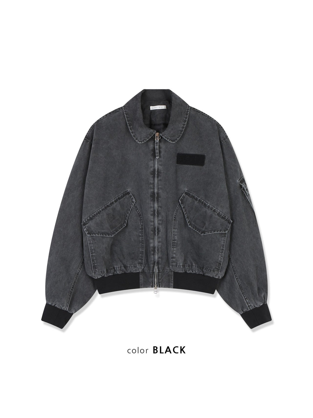 MAGNOLIA Welling Flight Jacket(BLACK, BROWN) 商品画像11/15