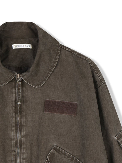 MAGNOLIA Welling Flight Jacket(BLACK, BROWN) 商品画像12/15