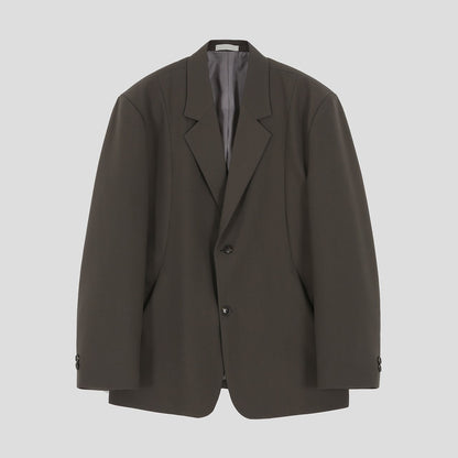 MAGNOLIA Wide Tailored Jacket(BLACK,MOCHA,GRAYISH BLUE) 商品画像3/14