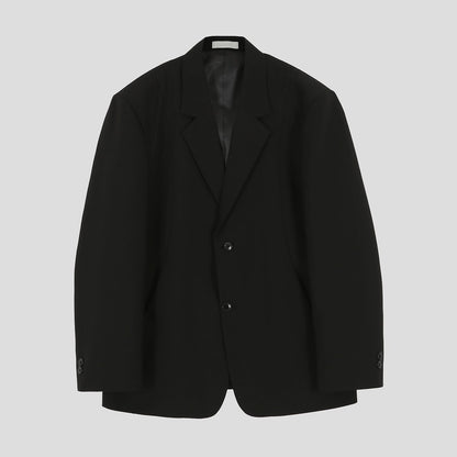 MAGNOLIA Wide Tailored Jacket(BLACK,MOCHA,GRAYISH BLUE) 商品画像4/14