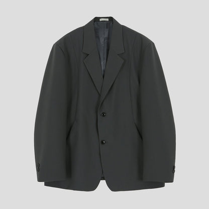 MAGNOLIA Wide Tailored Jacket(BLACK,MOCHA,GRAYISH BLUE) 商品画像5/14